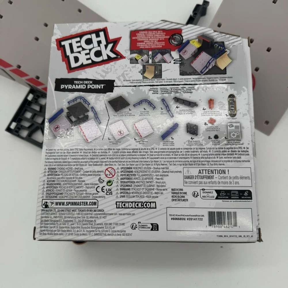 Tech Deck Lot 2‎ Power Flippin Disorder Pyramid Point Baker Skate Park Set